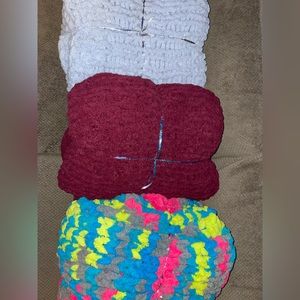 Handmade Chunky Knit Blankets
